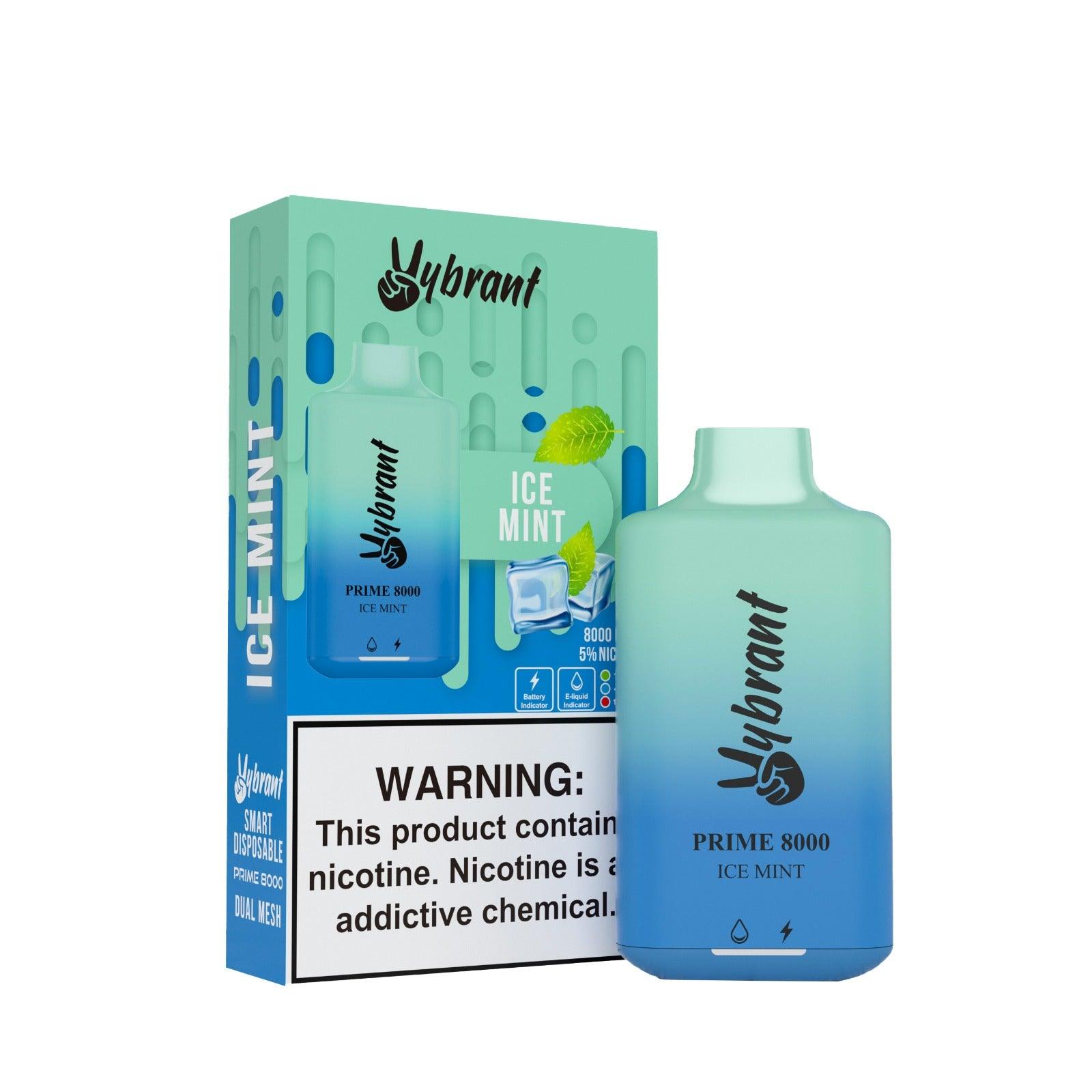 VYBRANT PRIME 8000 DISPOSABLE VAPE 1-PACK - VYBRANT - VAPE MANIA - 