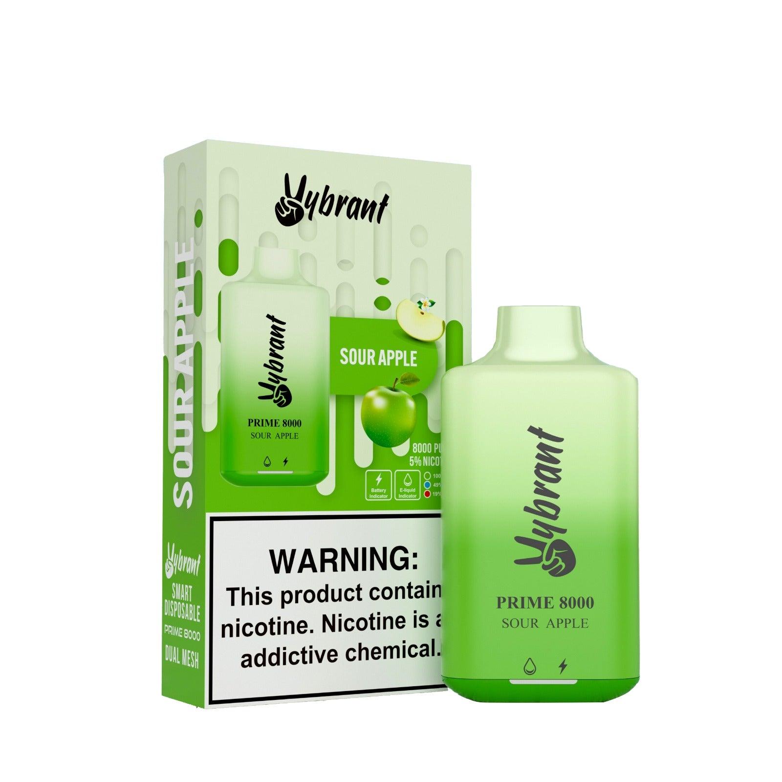 VYBRANT PRIME 8000 DISPOSABLE VAPE 1-PACK - VYBRANT - VAPE MANIA - 