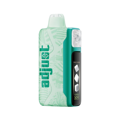 Adjust MySweet 40K disposable vape flavor Wintergreen Savers with a cool, minty wintergreen freshness and a sweet finish.