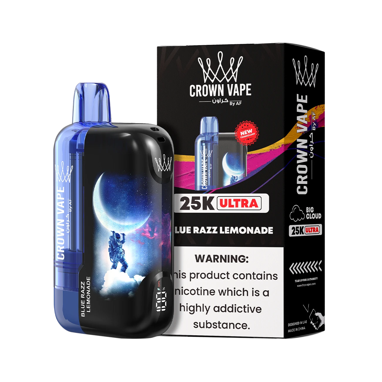 Al Fakher Crown Bar Ultra 25K  Disposable Vape 25000 Puffs  Vape Mania