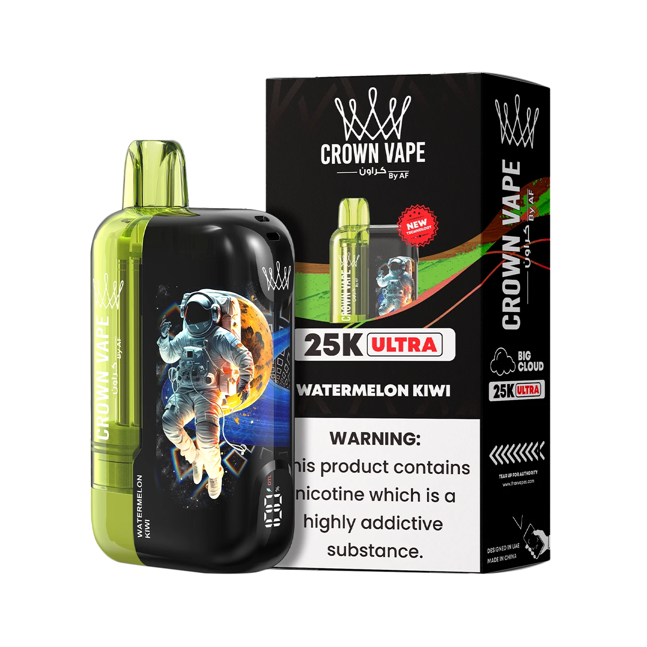 Al Fakher Crown Bar Ultra 25K – Disposable Vape 25000 Puffs – Vape Mania