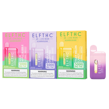 ELF THC 5000 BLEND 5G DISPOSABLE VAPE 3-PACK - ELFBARZ - [ELF_BAR] - [EB_DESIGN]