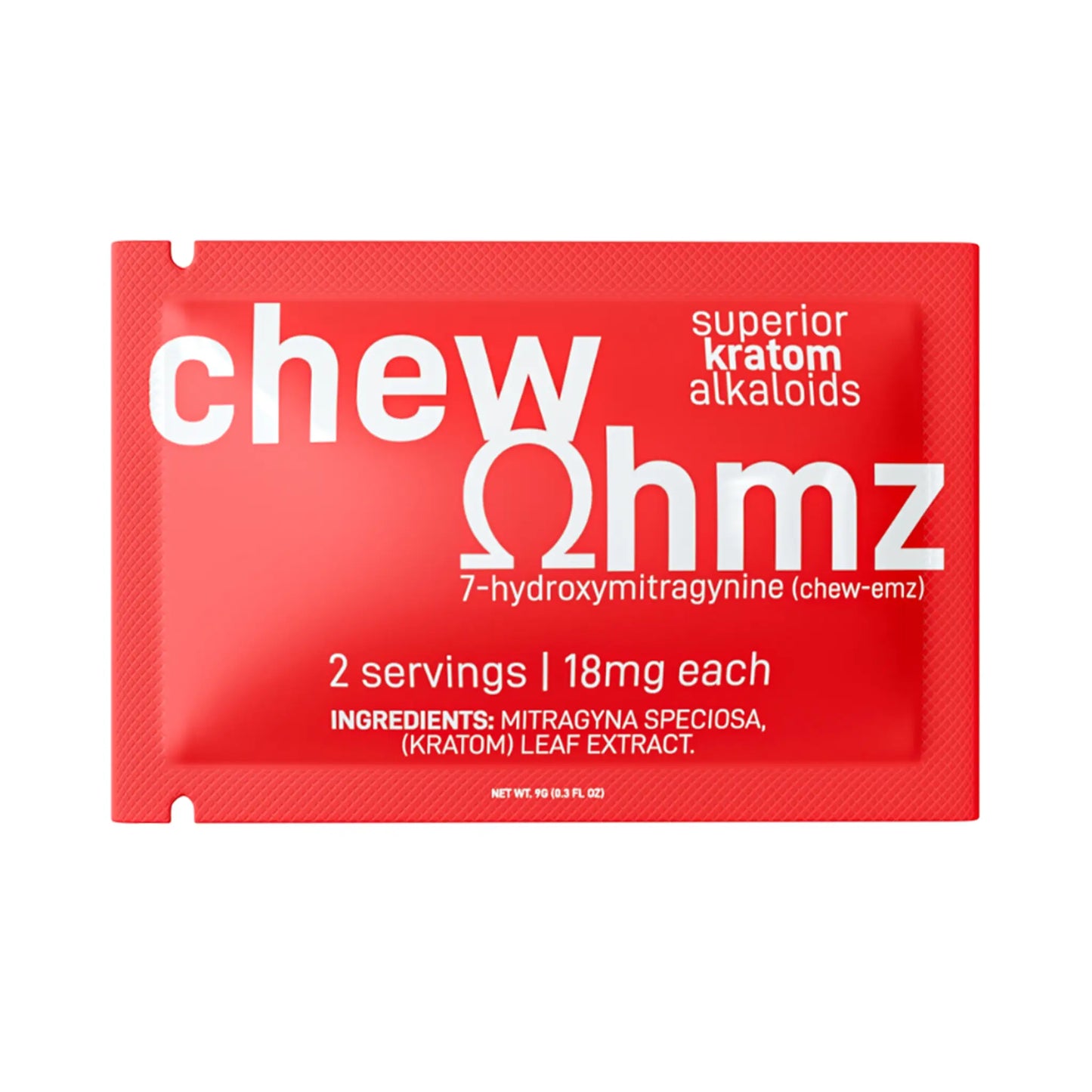 Ohmz 7-Hydroxymitragynine Extracts Chew Ohmz flavor, flavorful and chewy extract for an enjoyable experience.