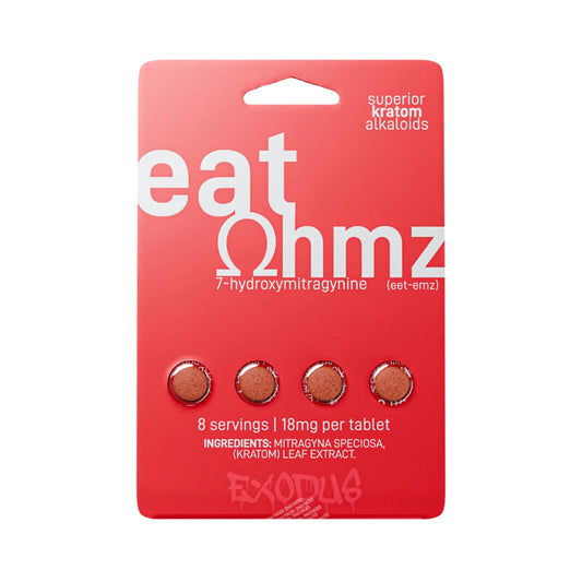 Ohmz 7-Hydroxymitragynine Extracts Eat Ohmz flavor, delicious and convenient extract for on-the-go enjoyment.