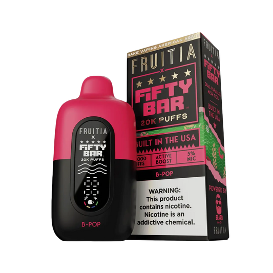 FIFTY BAR X FRUITIA 20K DISPOSABLE VAPE