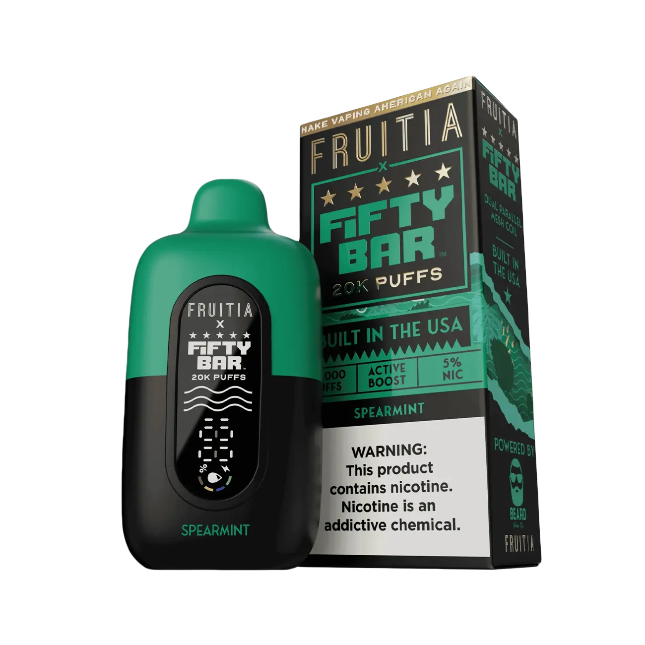 FIFTY BAR X FRUITIA 20K DISPOSABLE VAPE