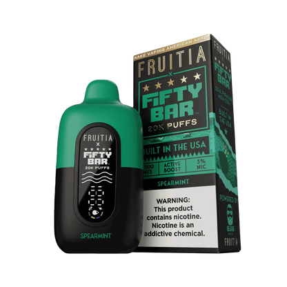 FIFTY BAR X FRUITIA 20K DISPOSABLE VAPE