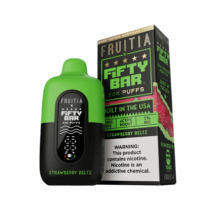 FIFTY BAR X FRUITIA 20K DISPOSABLE VAPE