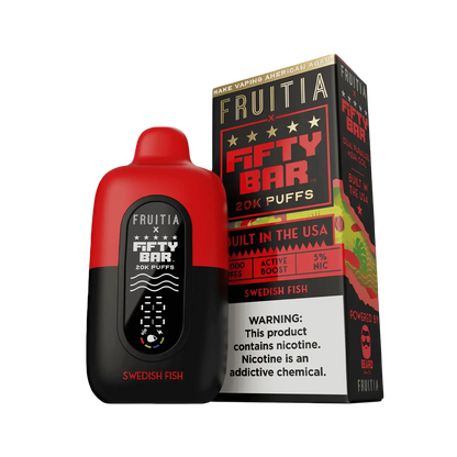 FIFTY BAR X FRUITIA 20K DISPOSABLE VAPE