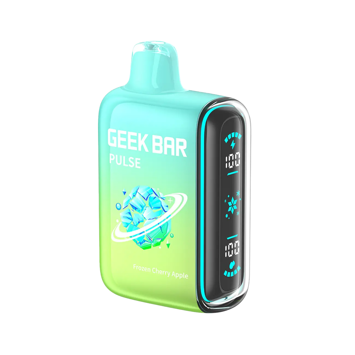 Frozen Cherry Apple flavor in Geek Bar Pulse 15000 Frozen Edition blends tart cherry and crisp apple with icy freshness.