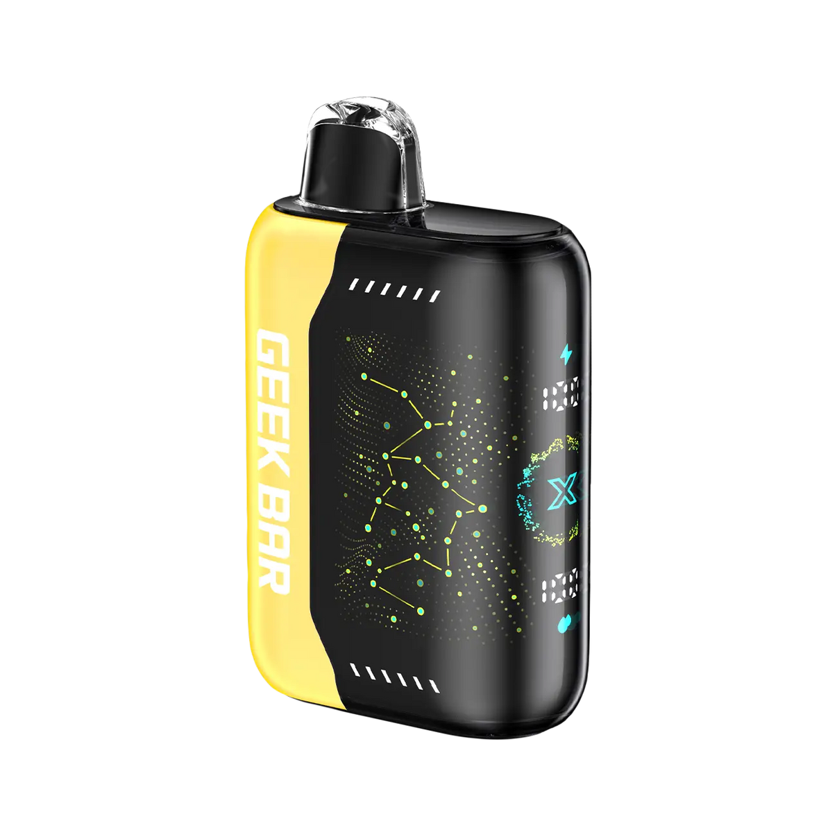 Banana Taffy Freeze flavor from Geek Bar Pulse X 25000 Disposable with sweet chill and smooth clouds.