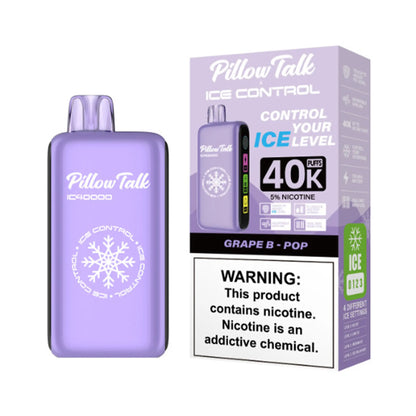 Pillow Talk Vape Grape B-Pop flavor, reminiscent of classic grape soda, combines sweetness and nostalgia in every puff, making it a delightful addition to the pillow talk vape flavors lineup.