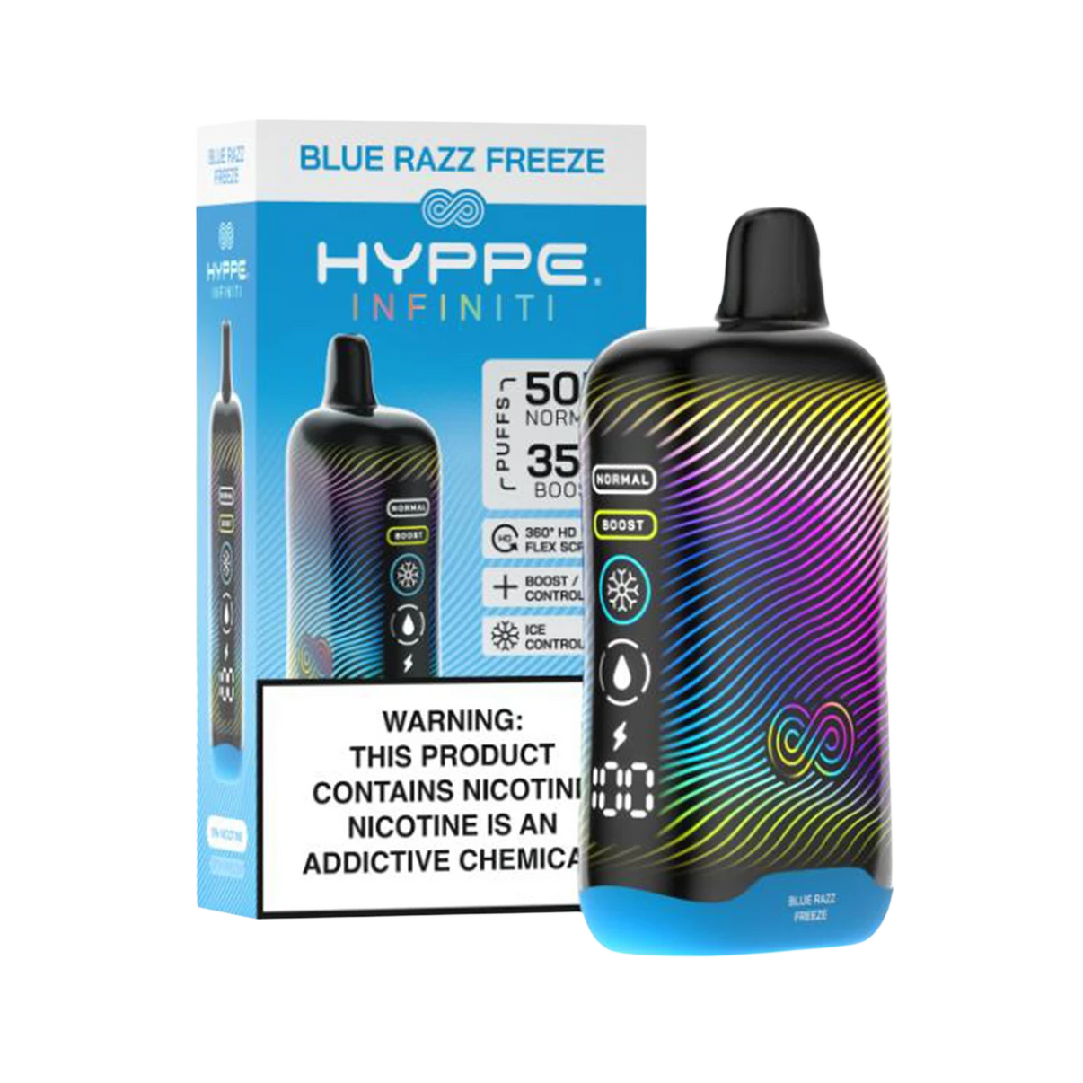 Hyppe Infiniti 50000 Disposable Vape – Blue Razz Freeze