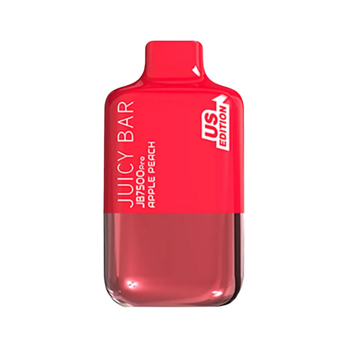 Apple Peach Juicy Bar JB7500 US Edition Disposable blends crisp apple and juicy peach for smooth, fruity clouds.