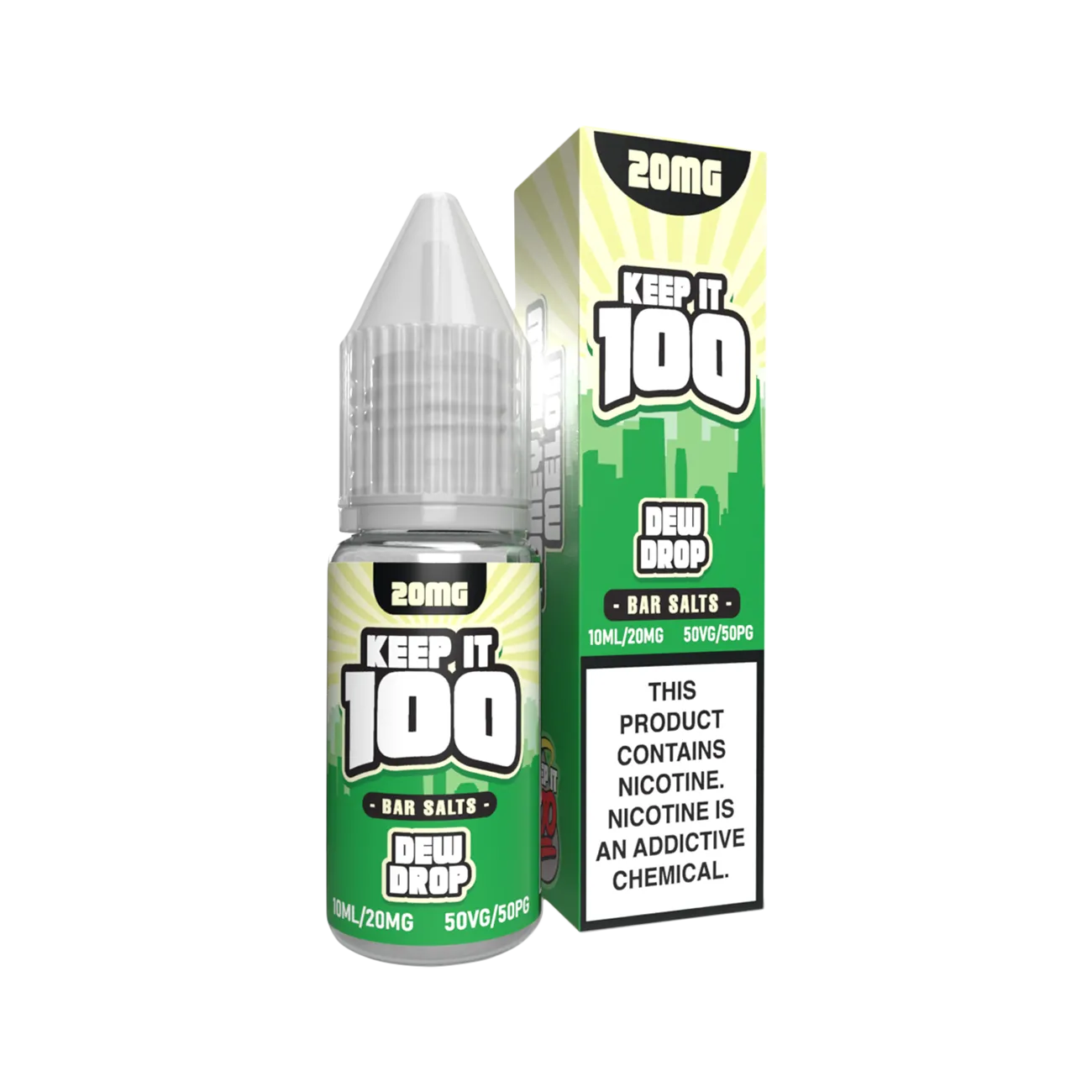 Keep It 100 Bar Salt 20mg – Salt Nic E-Liquid 10mL for Pod Systems – Vape  Mania