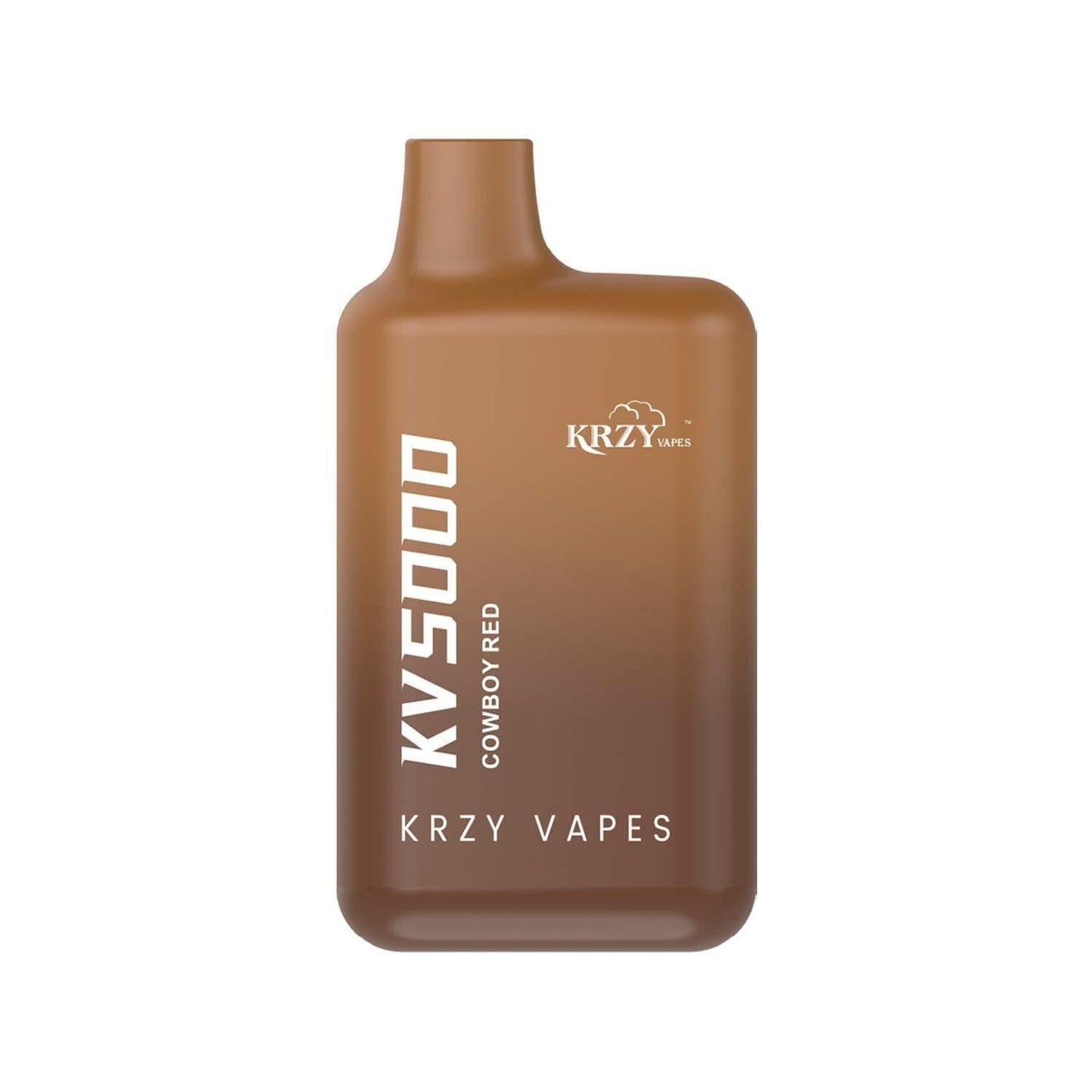 KRZY KV5000 DISPOSABLE VAPE - COWBOY RED - ELFBARZ - [ELF_BAR] - [EB_DESIGN]