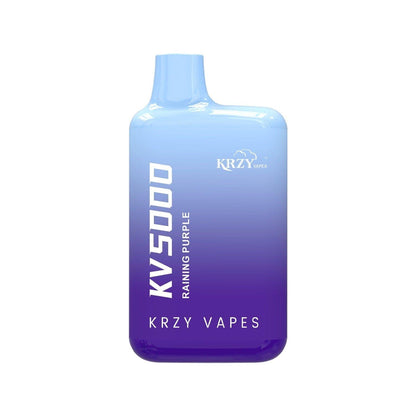 KRZY KV5000 DISPOSABLE VAPE - RAINING PURPLE - ELFBARZ - [ELF_BAR] - [EB_DESIGN]