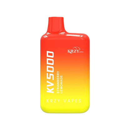 KRZY KV5000 DISPOSABLE VAPE - STRAWBERRY LEMONADE - ELFBARZ - [ELF_BAR] - [EB_DESIGN]