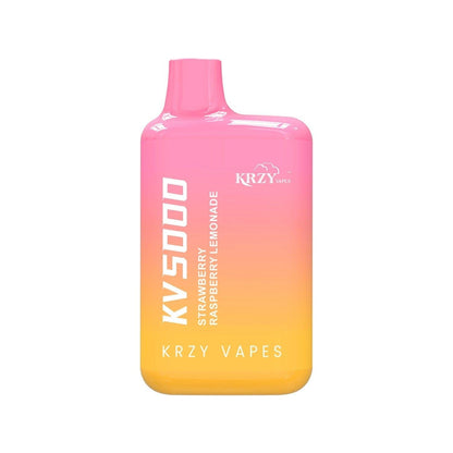 KRZY KV5000 DISPOSABLE VAPE - STRAWBERRY RASPBERRY LEMONADE - ELFBARZ - [ELF_BAR] - [EB_DESIGN]