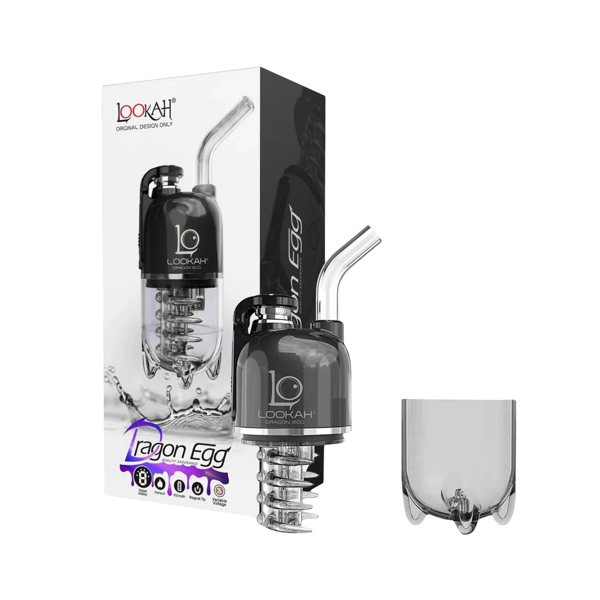 Lookah Dragon Egg Dab Rig – Black