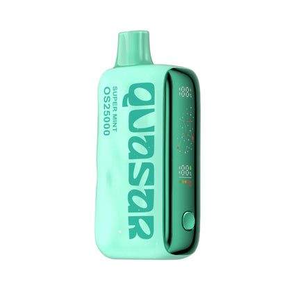 Quasar OS25000 Super Mint – refreshing burst of cool mint, delivering a crisp, clean vaping experience.