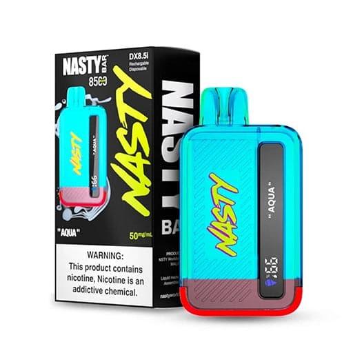 NASTY BAR DX8.5i 85000 DISPOSABLE VAPE - AQUA - NASTY - ELFBARZ - 