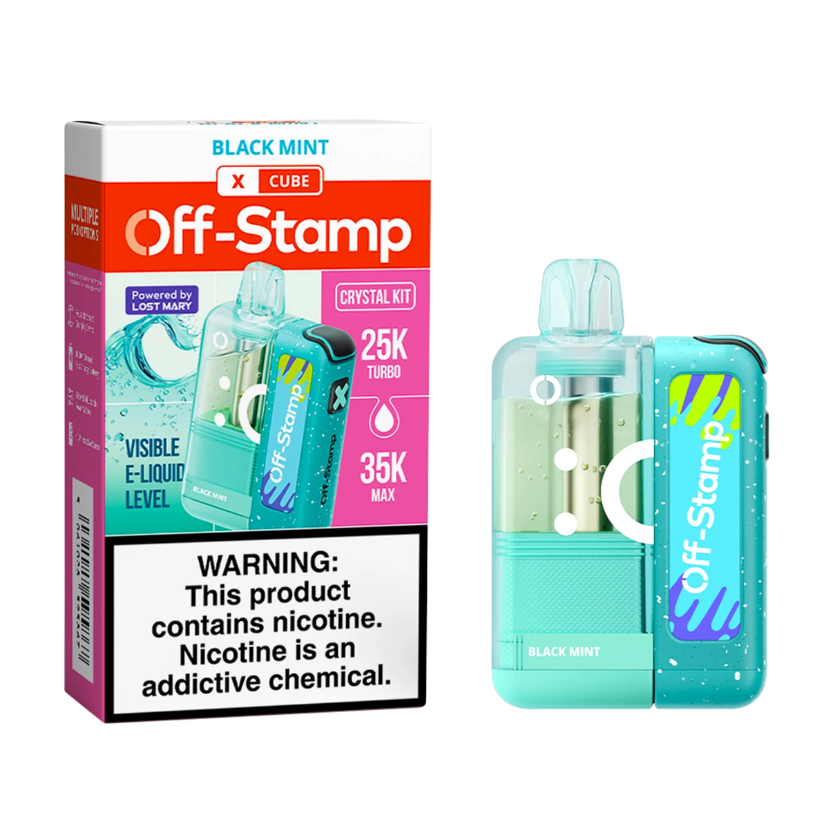 Black Mint vape flavor – cool menthol by Off-Stamp