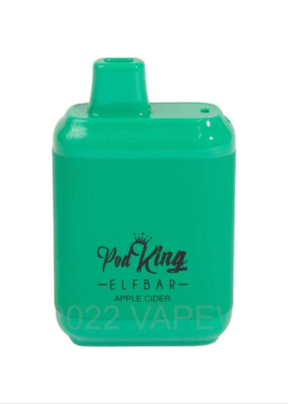 POD KING XC5000 DISPOSABLE VAPE - FROZEN APPLE PEACH - ELFBARZ - [ELF_BAR] - [EB_DESIGN]