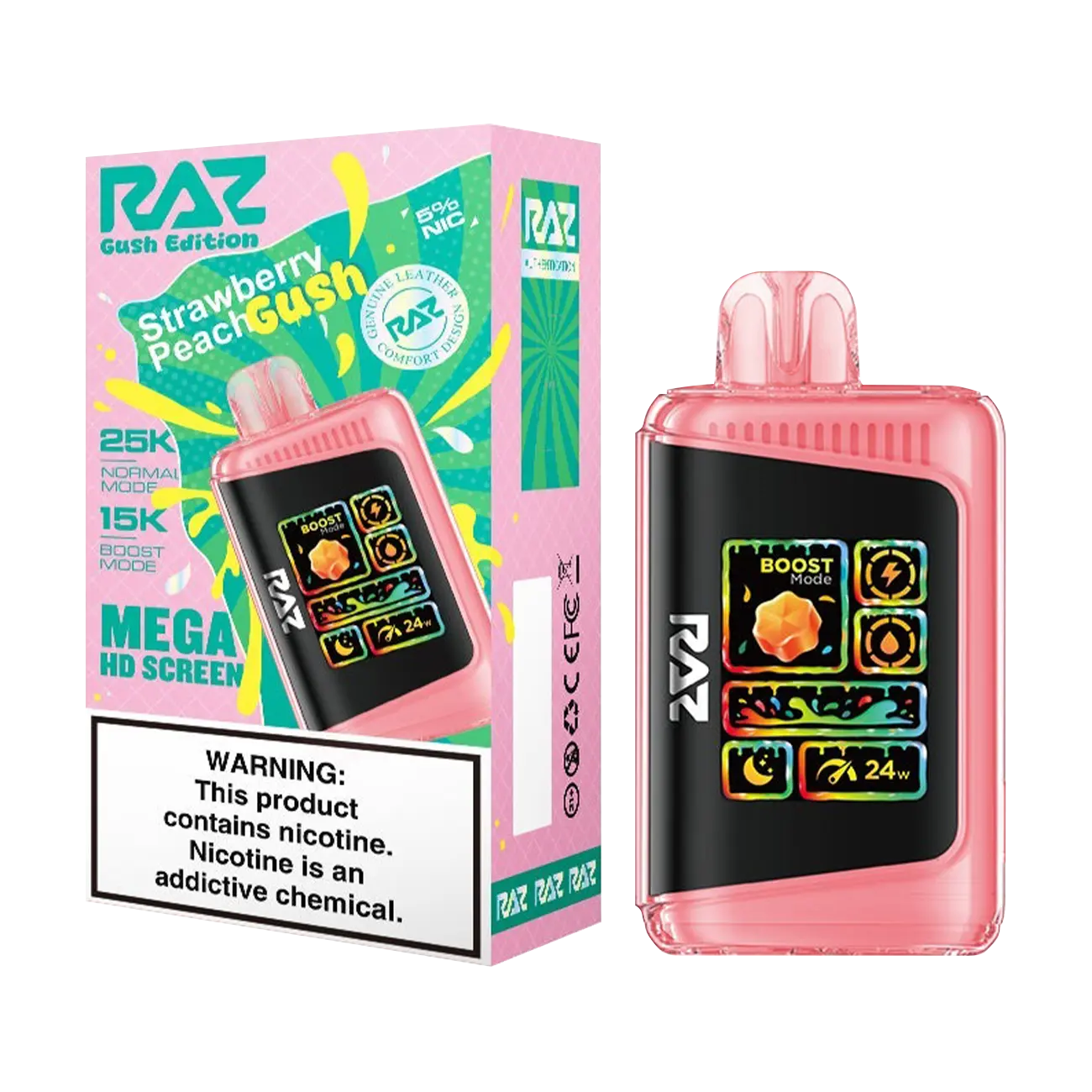 RAZ LTX 25K Gush Edition | 25K Puffs & Bold Flavors Vape Mania RAZ LTX 25K Gush Edition | 25K Puffs & Bold Flavors Vape Mania