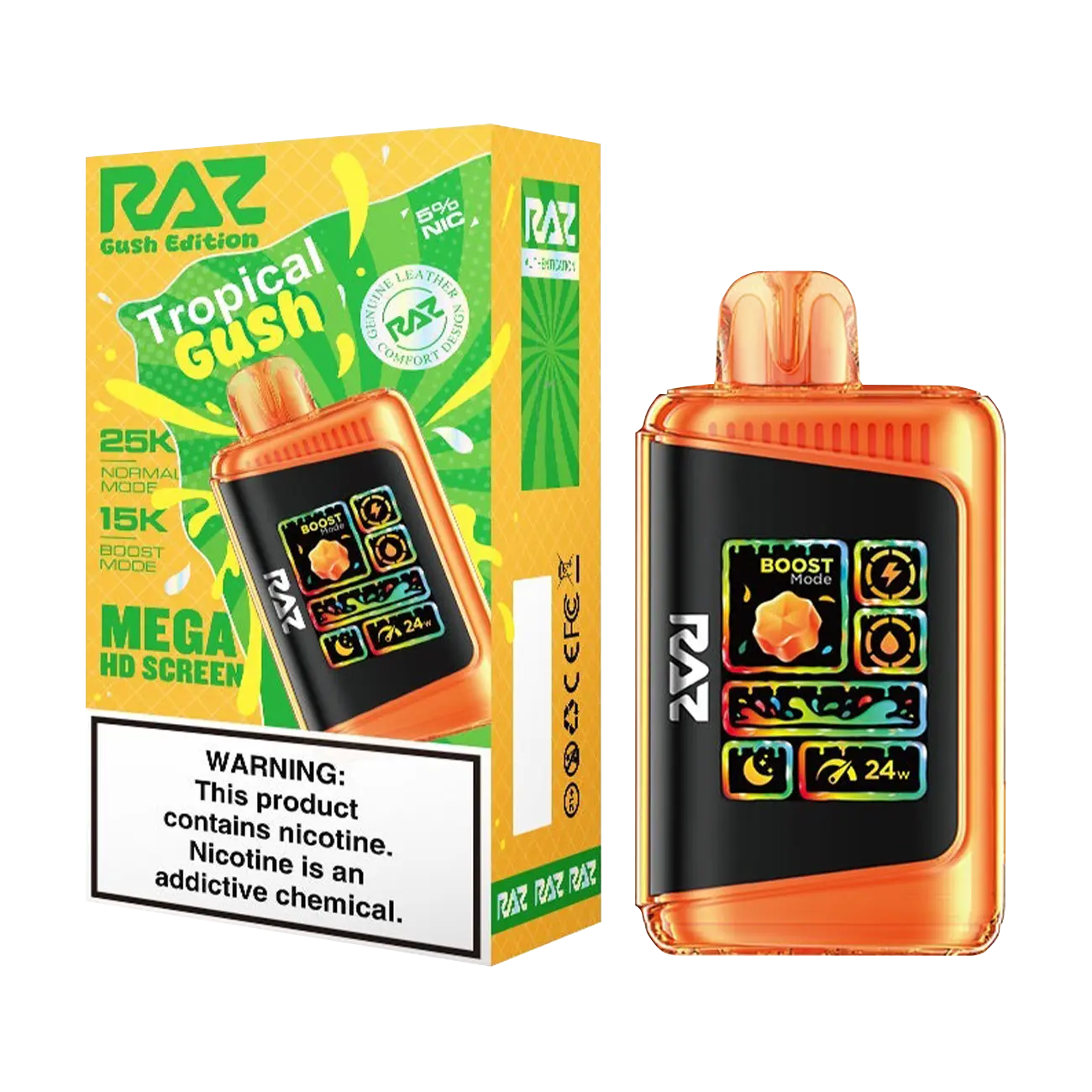 RAZ LTX 25K Gush Edition | 25K Puffs & Bold Flavors Vape Mania RAZ LTX 25K Gush Edition | 25K Puffs & Bold Flavors Vape Mania