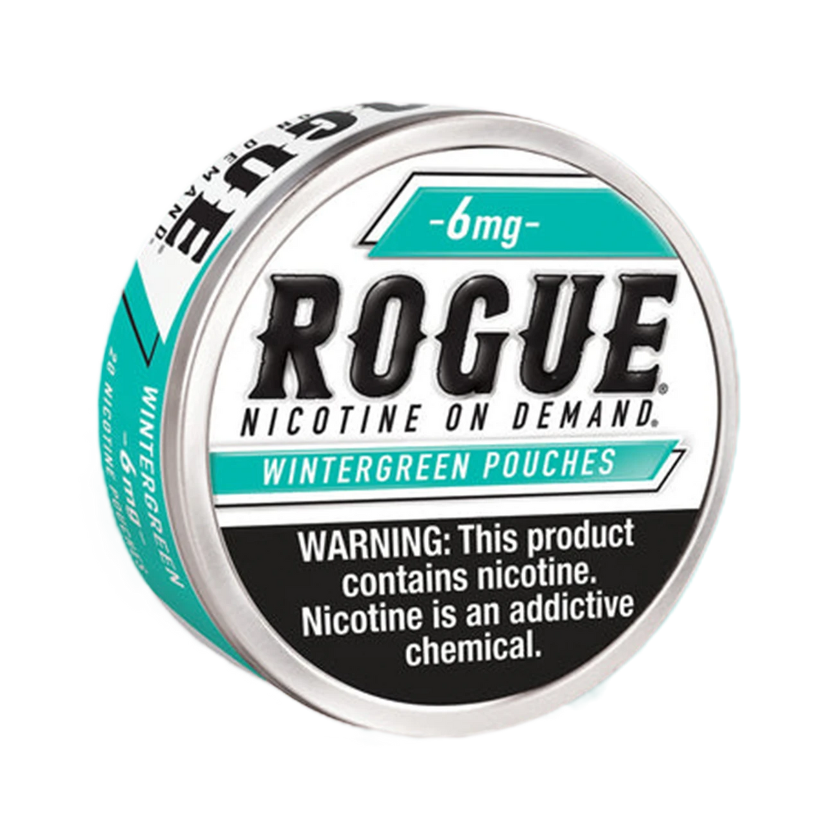 Wintergreen Rogue Nicotine Pouches – 3mg | Tobacco-Free, Long-Lasting, Discreet