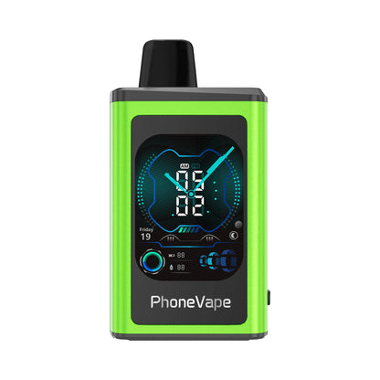 NJR PhoneVape Disposable 30K Sour Apple Ice delivers a tangy sour apple flavor with a refreshing icy twist, ideal for fans of bold NJR PhoneVape Disposable 30K flavors.