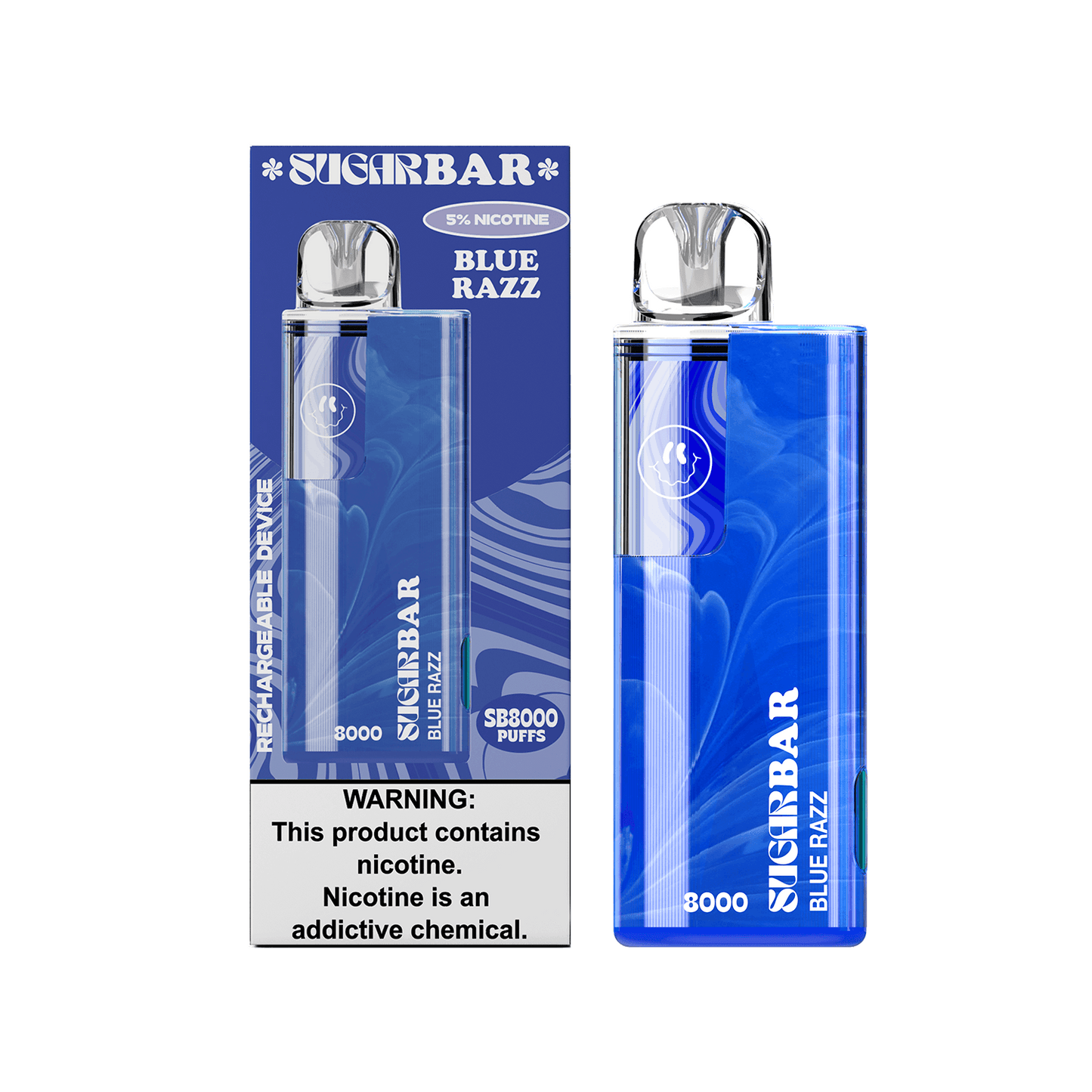 SUGAR BAR SB8000 DISPOSABLE VAPE 6-PACK - SUGAR BAR - ELFBARZ - 