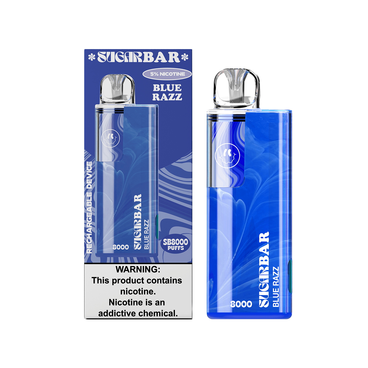 SUGAR BAR SB8000 DISPOSABLE VAPE 6-PACK - SUGAR BAR - ELFBARZ - 