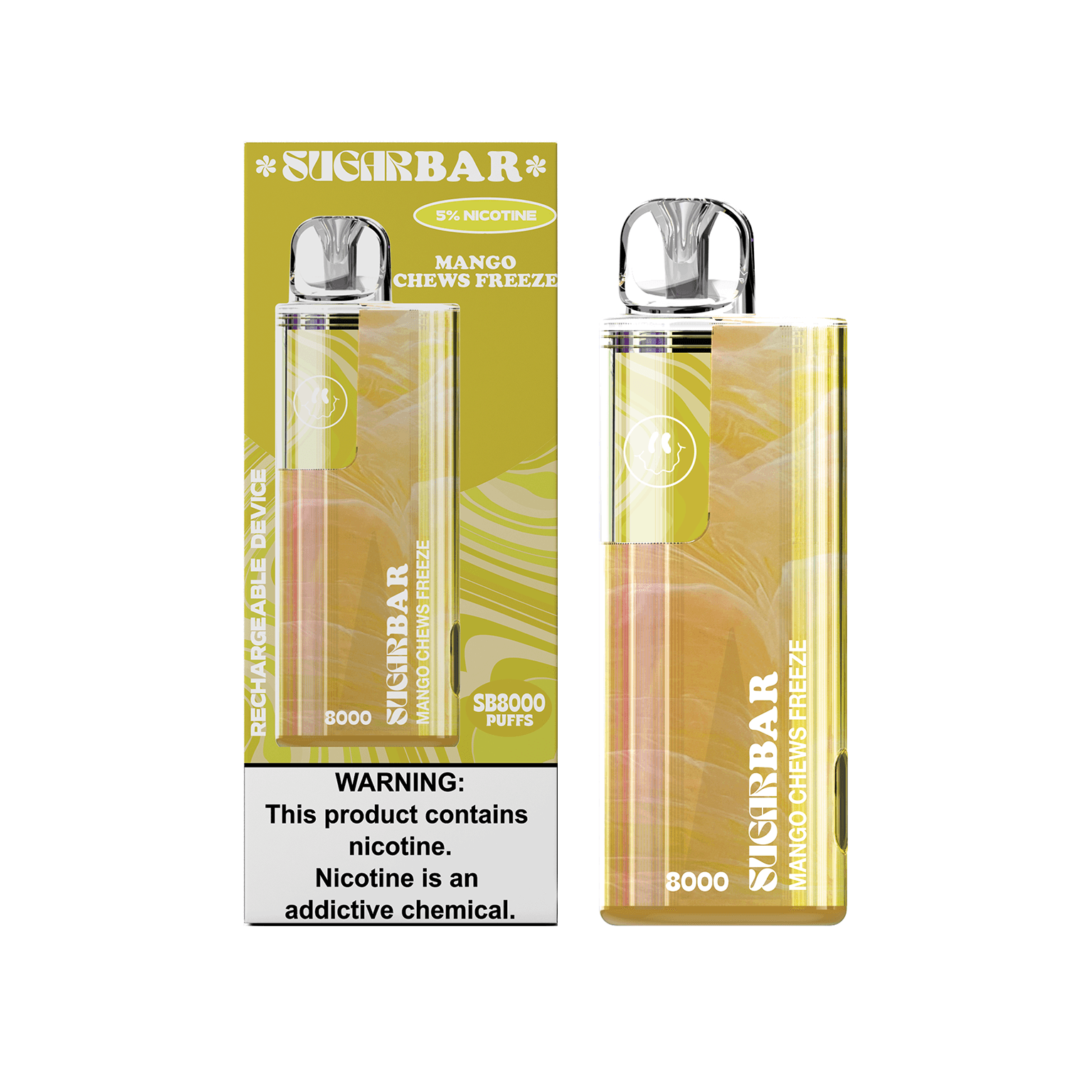 SUGAR BAR SB8000 DISPOSABLE VAPE 6-PACK - SUGAR BAR - ELFBARZ - 