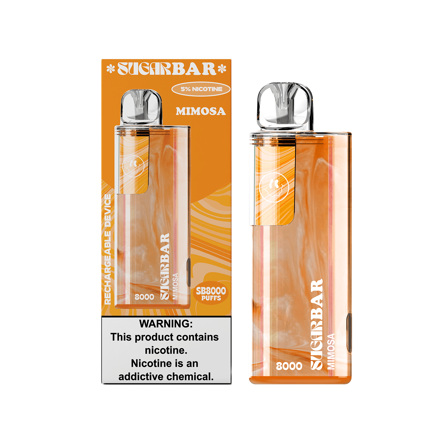 SUGAR BAR SB8000 DISPOSABLE VAPE 6-PACK - SUGAR BAR - ELFBARZ - 