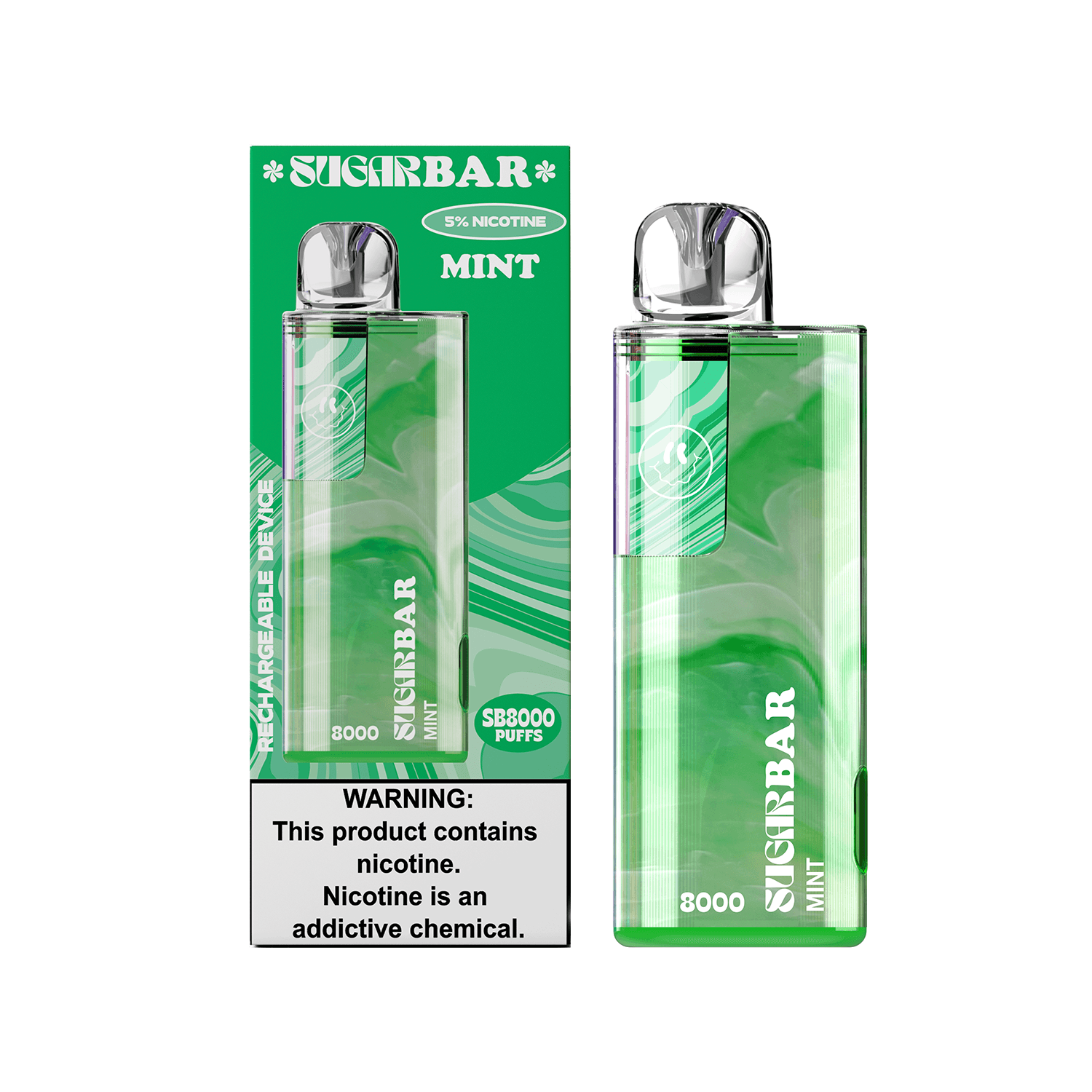 SUGAR BAR SB8000 DISPOSABLE VAPE 6-PACK - SUGAR BAR - ELFBARZ - 
