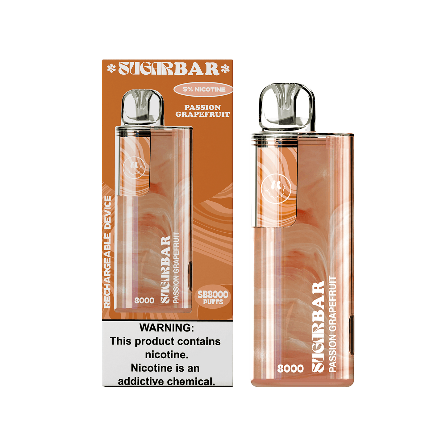 SUGAR BAR SB8000 DISPOSABLE VAPE 6-PACK - SUGAR BAR - ELFBARZ - 