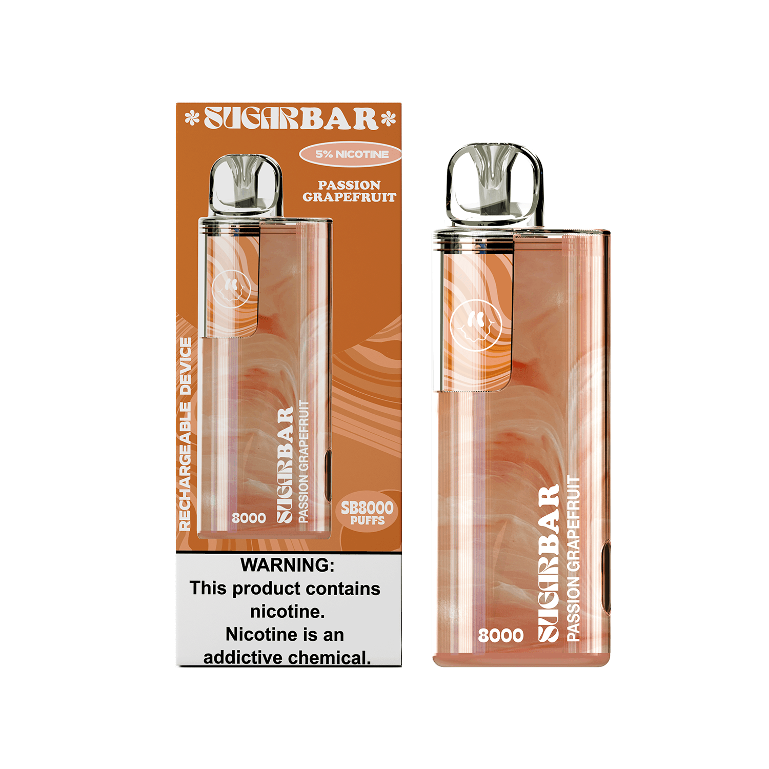 SUGAR BAR SB8000 DISPOSABLE VAPE 6-PACK - SUGAR BAR - ELFBARZ - 