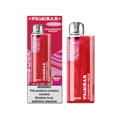 SUGAR BAR SB8000 DISPOSABLE VAPE 6-PACK - SUGAR BAR - ELFBARZ - 