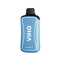 Blueberry Ice VIHO Supercharge 20000 delivers sweet blueberry with a crisp menthol finish for icy smooth vapor.