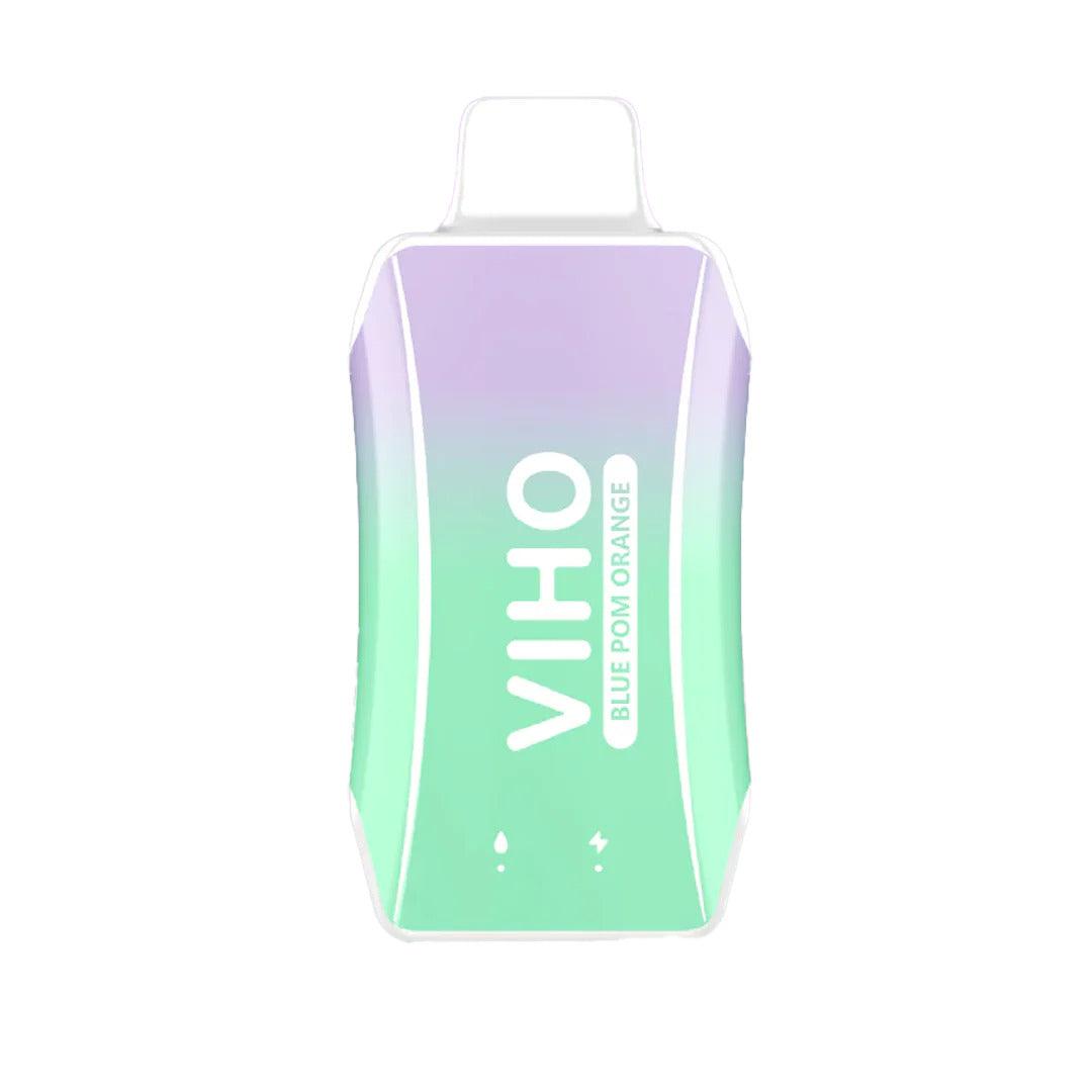 Blue Pom Orange VIHO Turbo 10000 blends blueberry, pomegranate, and citrus for a bold fruity vape.