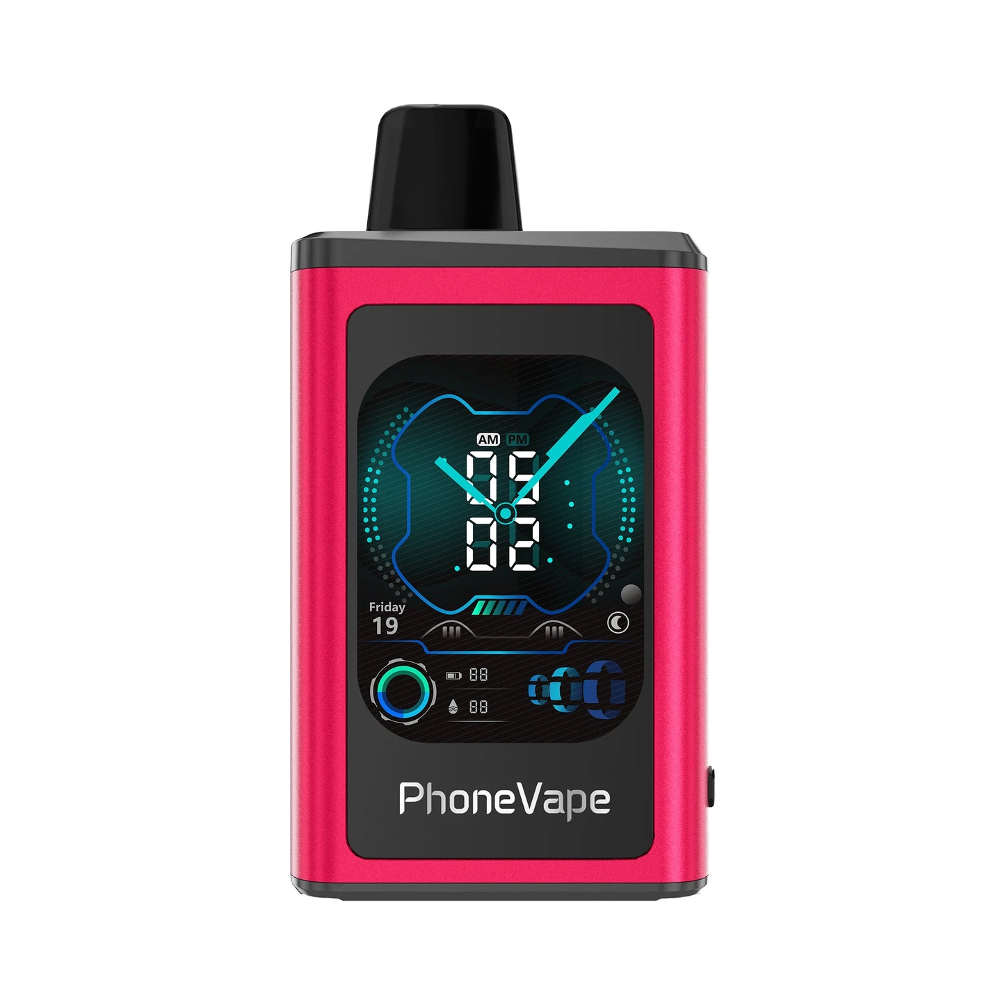 NJR PhoneVape Disposable 30K Watermelon Ice offers a juicy watermelon flavor paired with a cool icy hit, perfect for vapers seeking refreshing NJR PhoneVape Disposable 30K flavors.