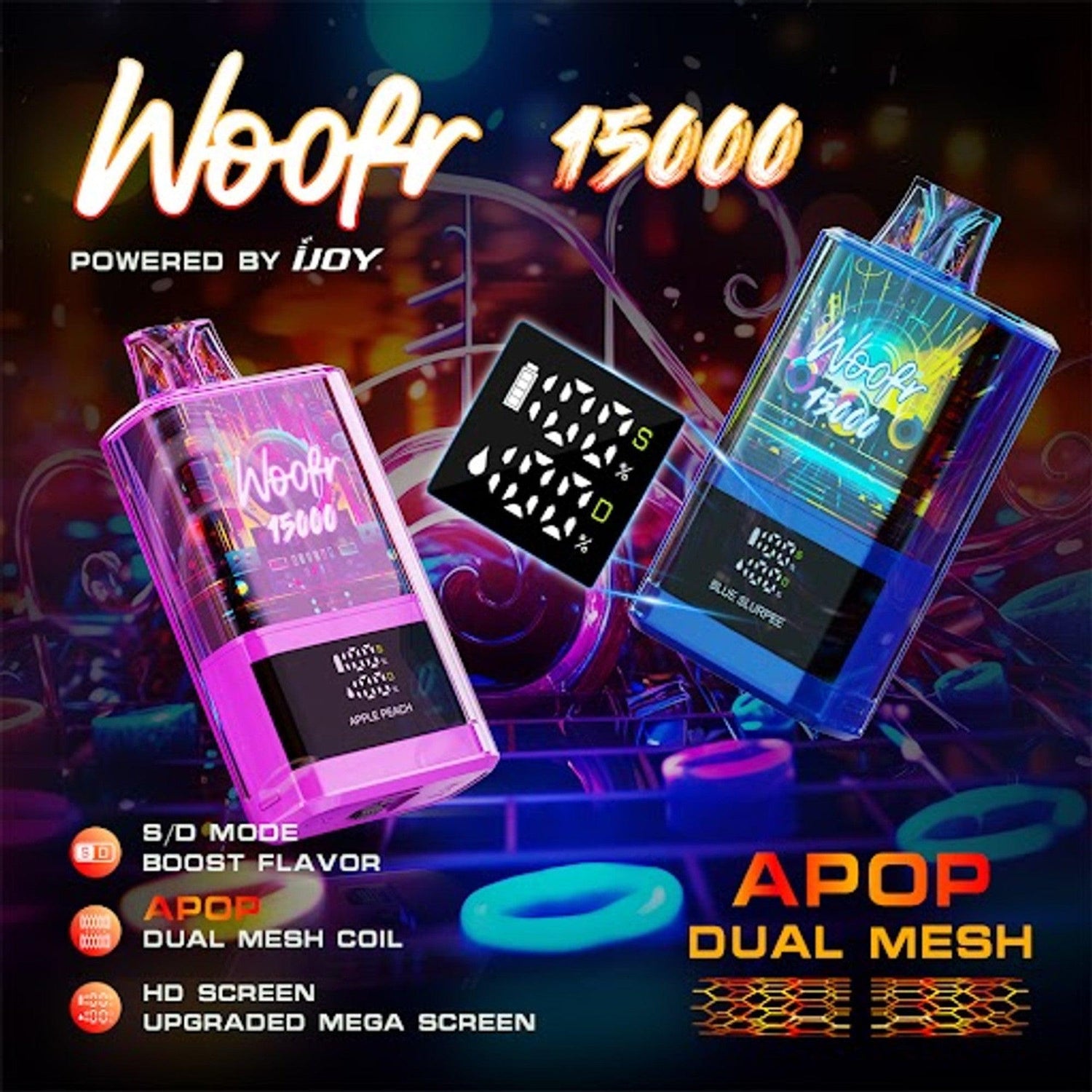 woofr_15000_disposable_vape_flavor_graphic