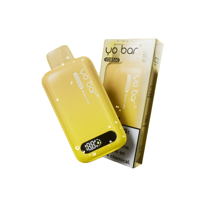 YO BAR VD8500 DISPOSABLE VAPE - BANANA CAKE - YO BAR - VAPE MANIA - 